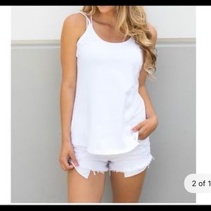 NWOT Back Strap Tank